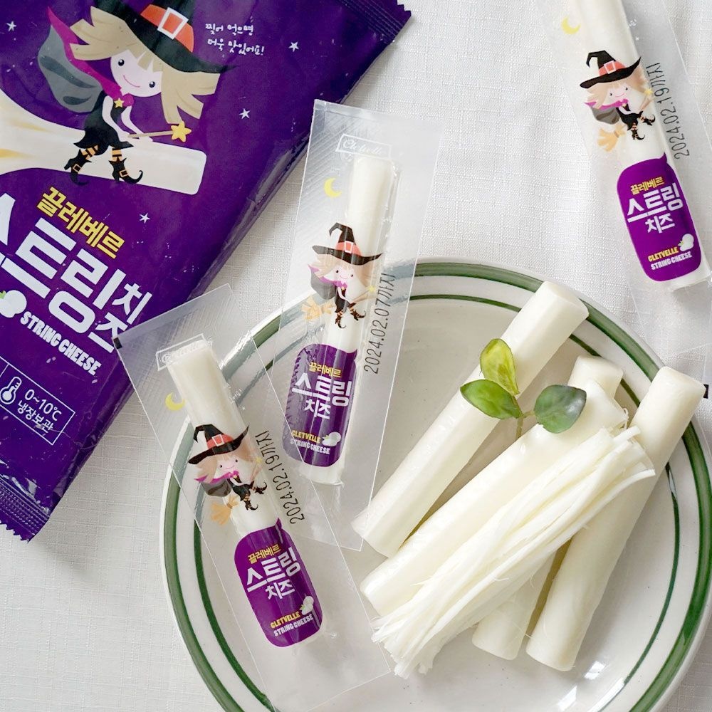 [끌레베르] 스트링치즈 90g 10봉 (18g x 50개) 개별포장 선착순 400명 후레쉬 모짜 사은품증정 : 롯데ON