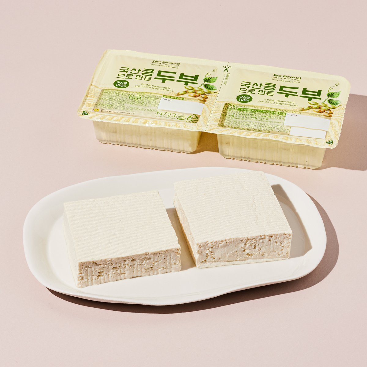 노브랜드 국산콩두부300g*2입