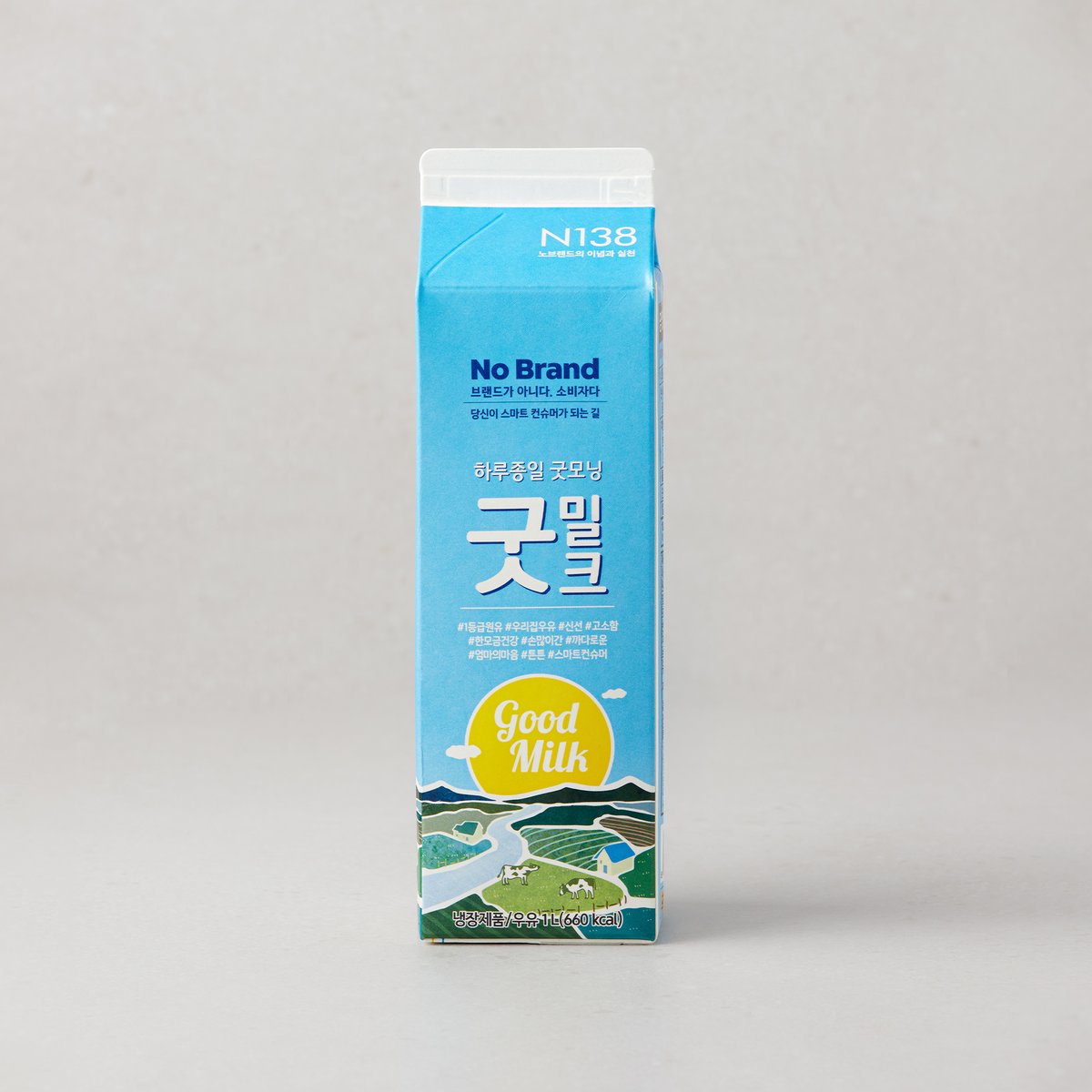 [노브랜드] 굿모닝 굿밀크 1L