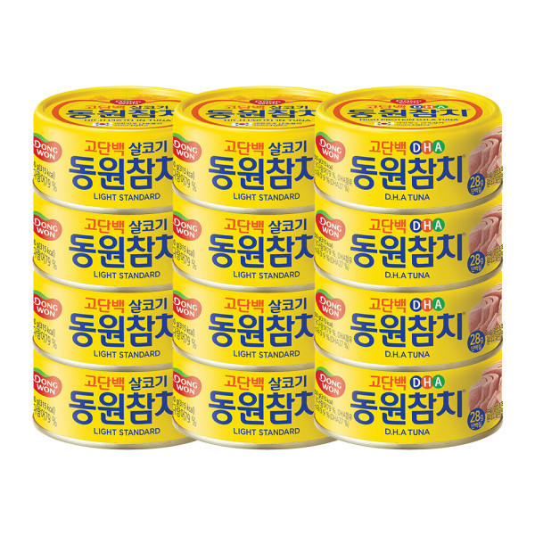 동원 라이트스탠다드 150G 8캔 + DHA 150G 4캔