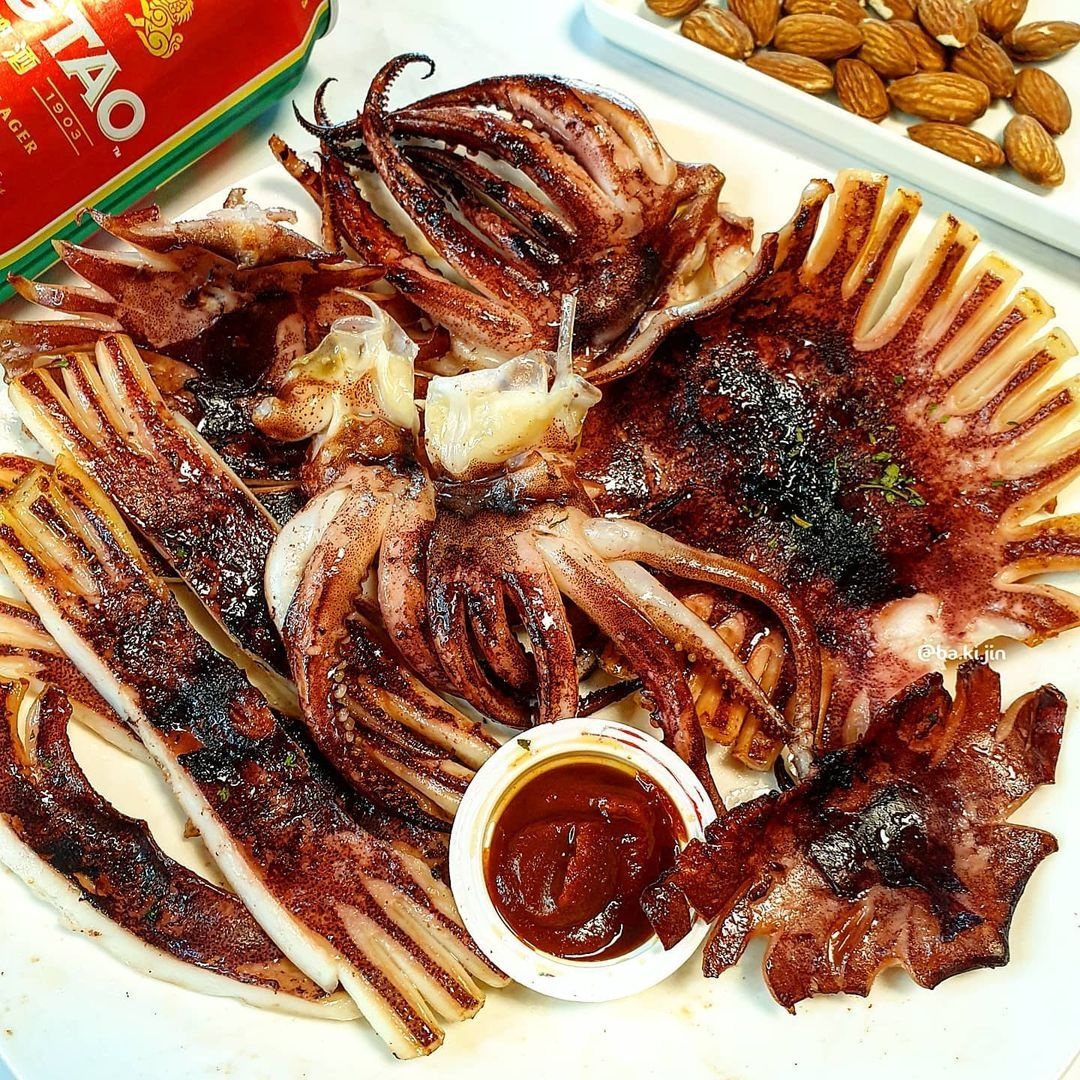 [건어물이좋다][소스3종 증정] 원양산 반건조오징어 파품 파지 피데기 1kg 내외 : 롯데ON