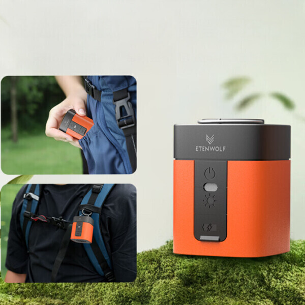 ETENWOLF 에텐울프 Air3 초경량 휴대용 에어펌프 캠핑 멀티 에어펌프 5노즐 2600mah 360L/min