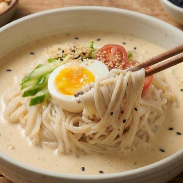 시원한 콩국수 6인분 (생면 6인분+콩가루 6봉)