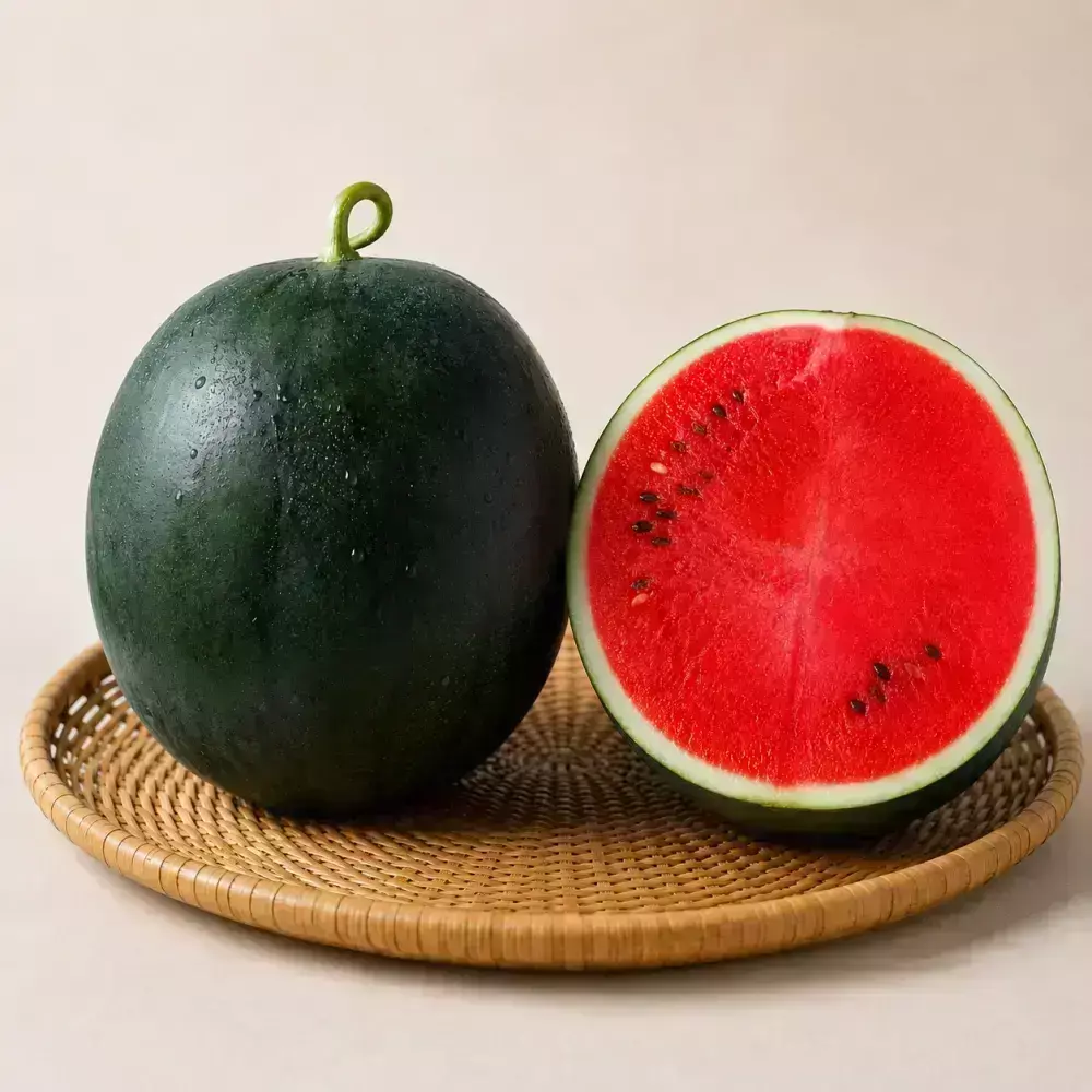 [품질보장] 비파괴 당도선별 13브릭스이상! 26년 첫출하! 국내산 고당도 흑수박 7~8kg