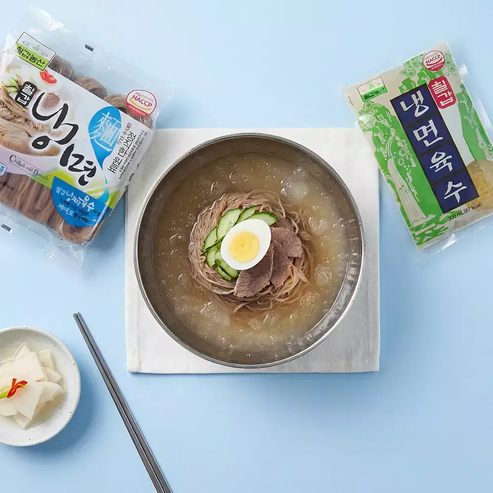 [내일도착] 냉면名家 칠갑농산 물냉면 10인분 세트