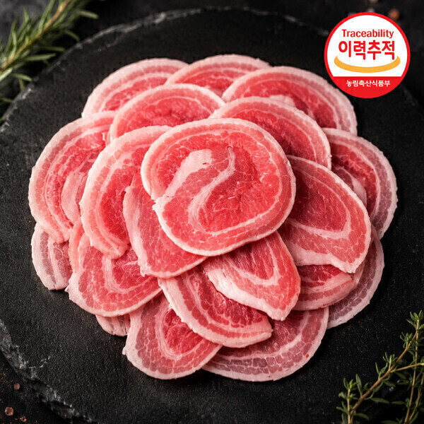 (신선집중/15%+NH10%) 구이용 듀록 꽃삼겹 500g x 4팩 (총 2KG) / 야장낭만 고기쇼핑