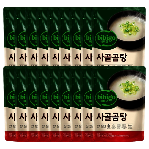 비비고 사골곰탕 500g 18개