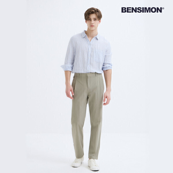 BENSIMON 벤시몽 남성 시티플렉스 쿨터치 데일리핏 여름팬츠 스트레이트핏