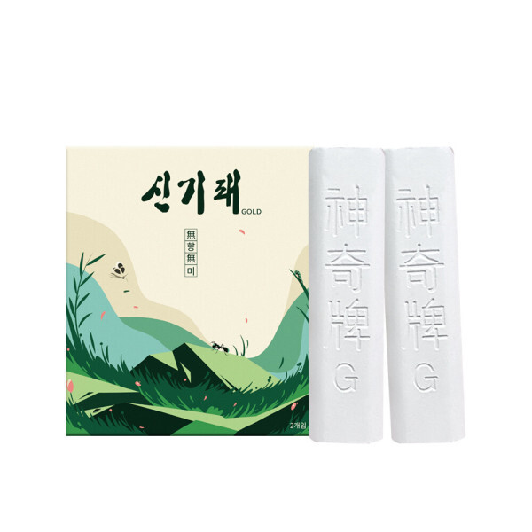 (7시간타임특가/캠핑자취템BEST) 신기패 분필형 벌레약 7g 2개입 해충퇴치 바퀴벌레약 개미약 초파리약