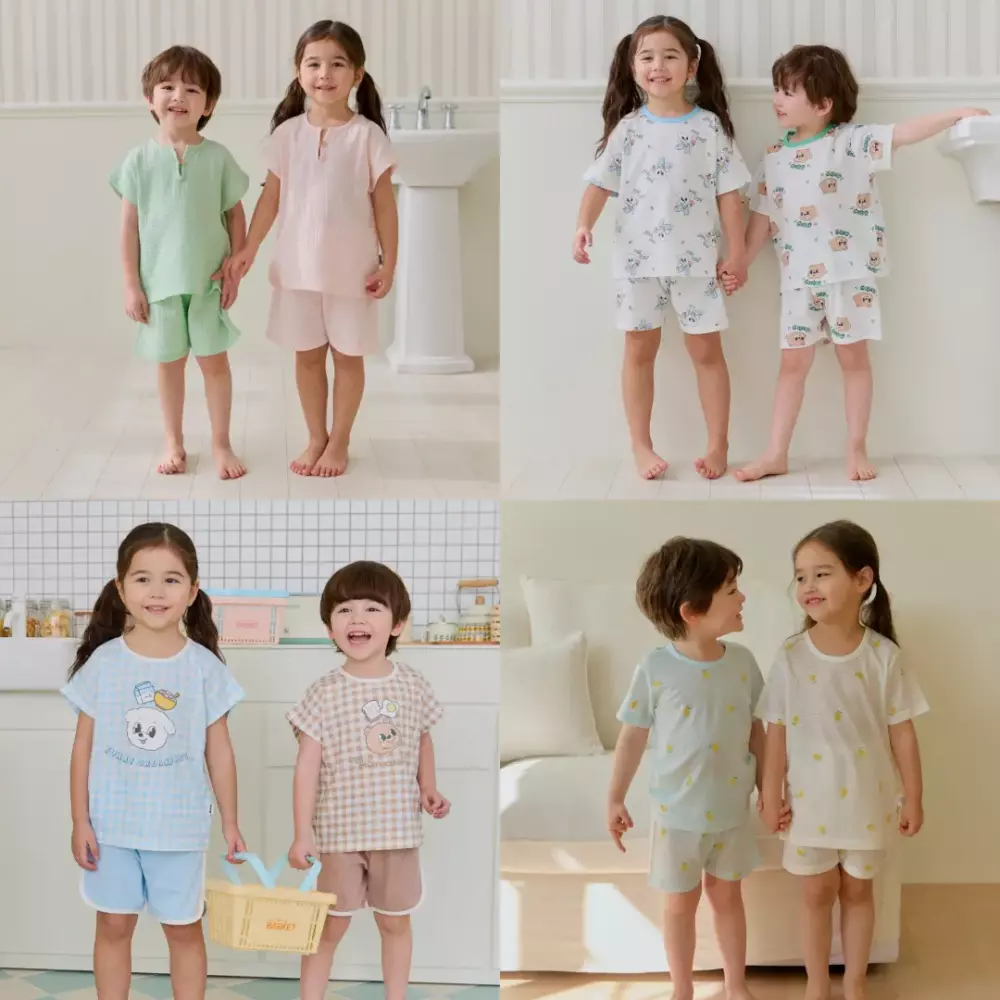 [아이숲] 여름 신상/반팔/이월/실내복/내복/내의/유아/아기/아동/주니어/초등/상하복/9부/7부/수면조끼/런닝