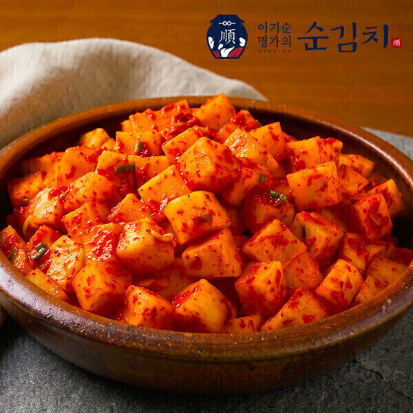 국내산 김치 이기순 명인의 순(順) 깍두기 1kg 전재료 국산 100% 복수구매 사은품 입점특가 당일제조