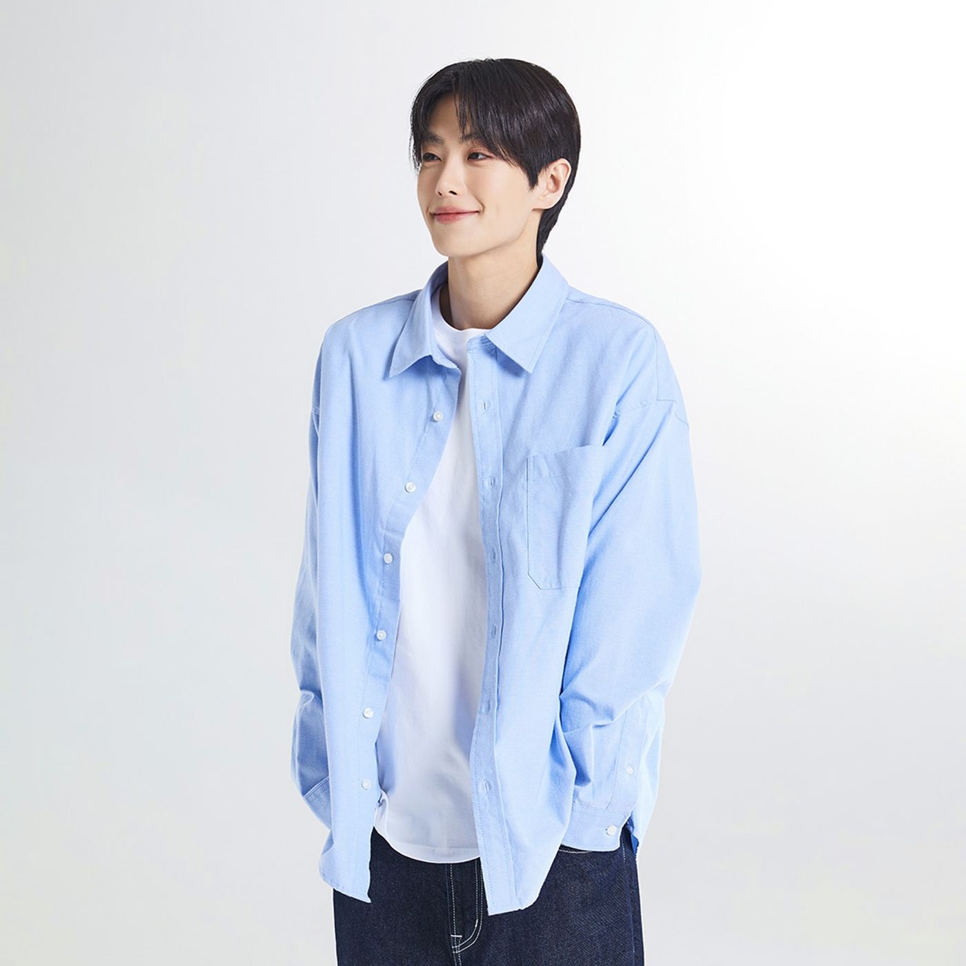 [스파오][링클프리] 옥스포드 오버핏 셔츠 : 롯데ON
