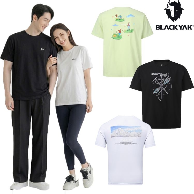 [블랙야크][정상가:59,000] 공용 7종 기능성 라운드 그래픽티 1BYTSM4000 : 롯데ON