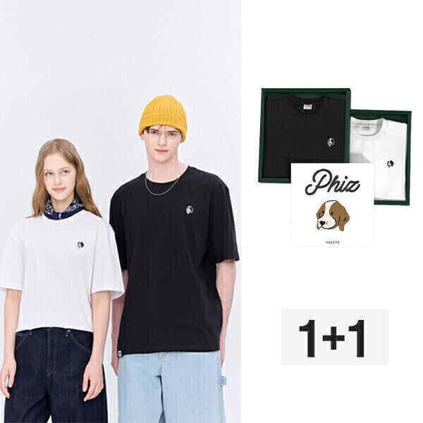(2장세트/헤지스 BEST) 26SS HAZZYS PHIZ 2PACK 반팔 티셔츠 일부옵션 7월 24일 이후 순차발송