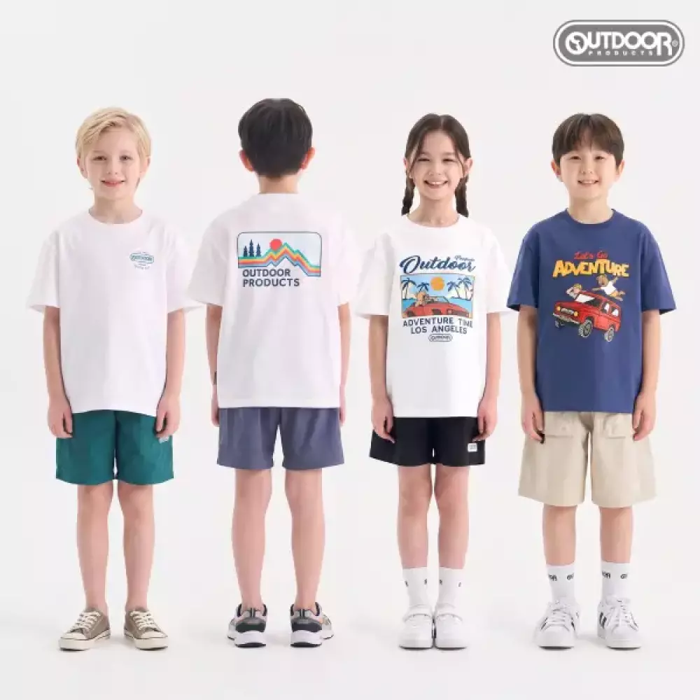 [아웃도어프로덕츠키즈] 시즌오프 반팔티/쇼츠