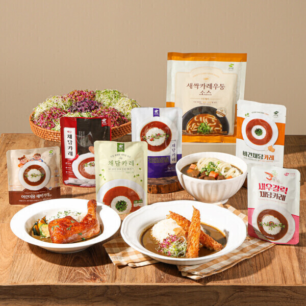 순수람 채담카레 160g 5+5개 (총10팩) 외 6종 골라담기 지마켓 8.8(토) 채담5+5+새우2추가증정