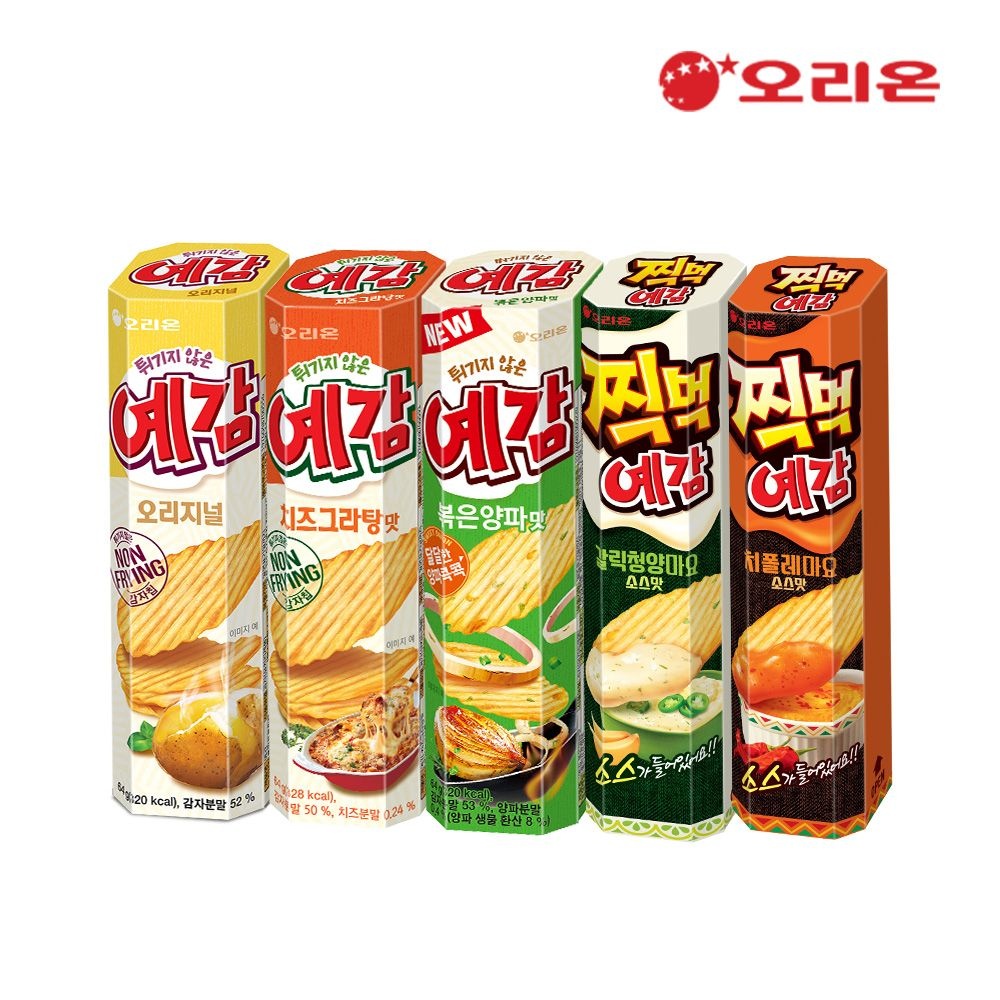 [오리온][딜크릿](익일바로출고)오리온 예감 5종(오리지널2+치즈2+볶음2+갈릭청양2+치폴레마요2) : 롯데ON