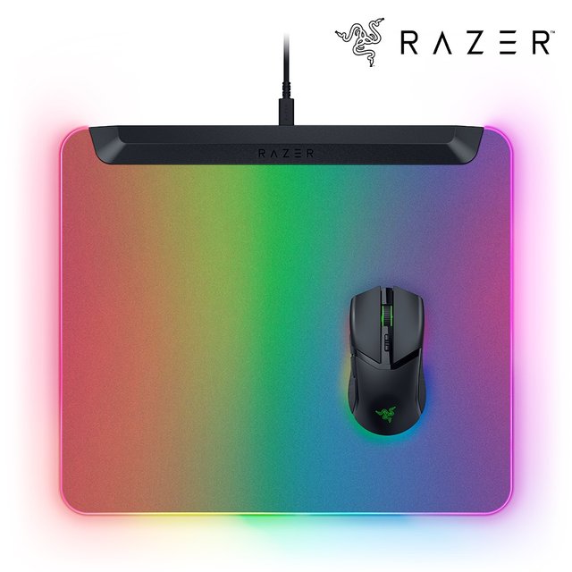  레이저코리아 파이어플라이 V2 Pro LED 백라이트 게이밍 마우스 패드 블랙