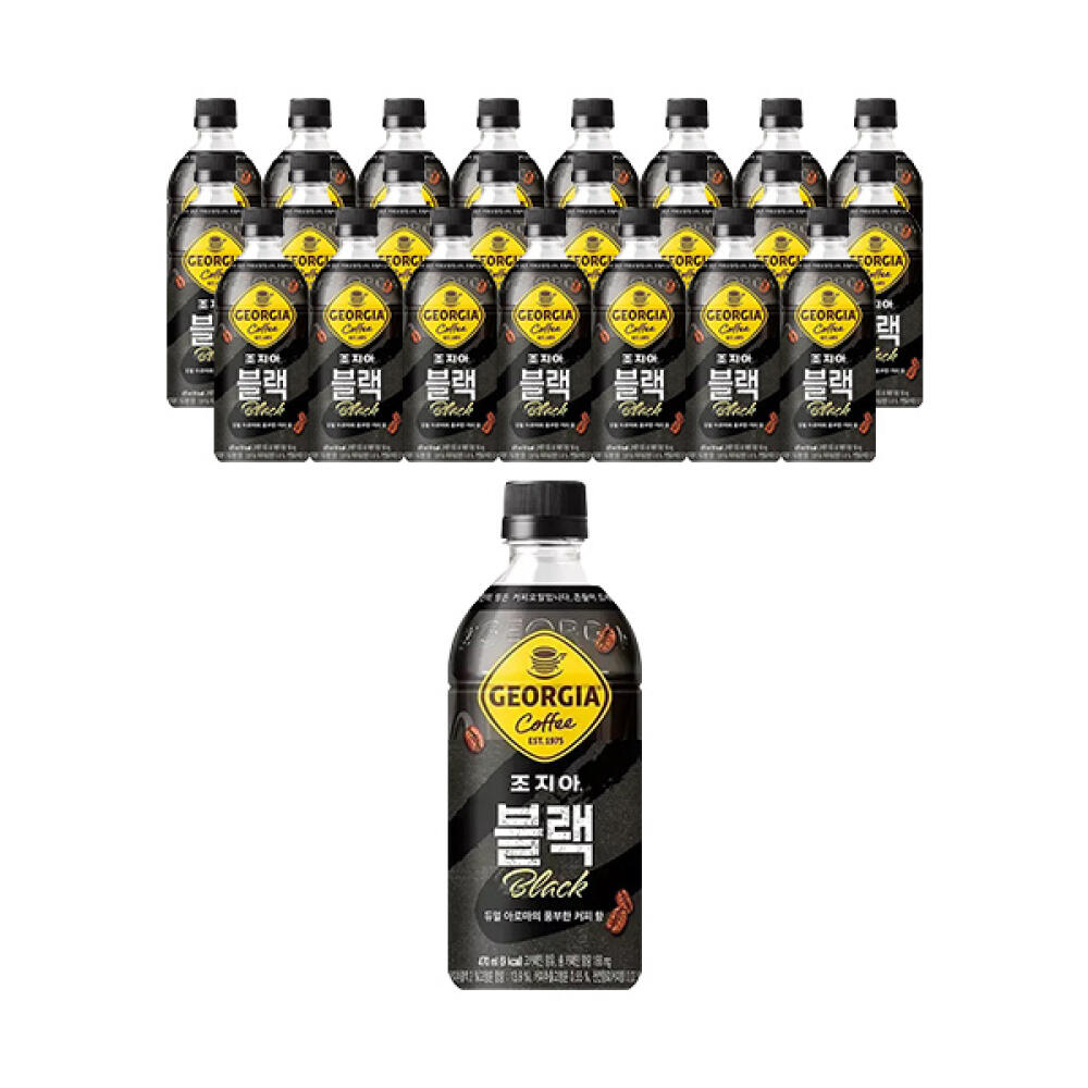 [코카콜라] 조지아 크래프트 블랙 470ml, 24개