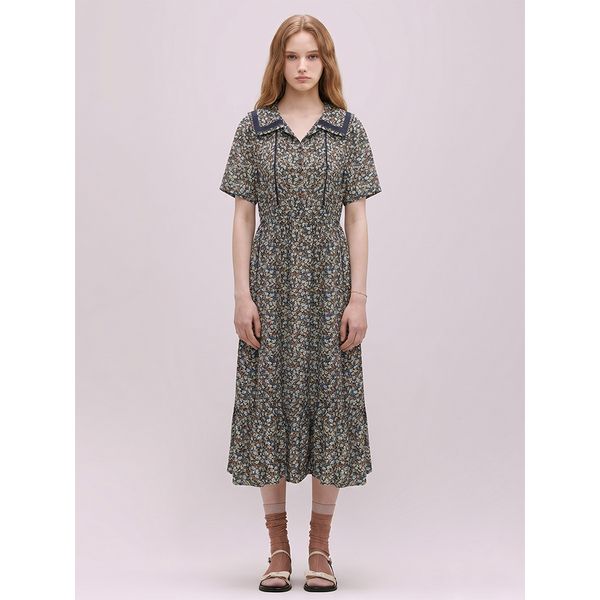 [Thursday Island] 오픈 카라 롱 원피스(T244MOP280W)