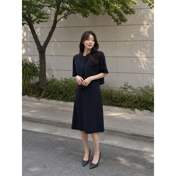 투인원 세미 포멀 원피스 LFOPQ406_DN