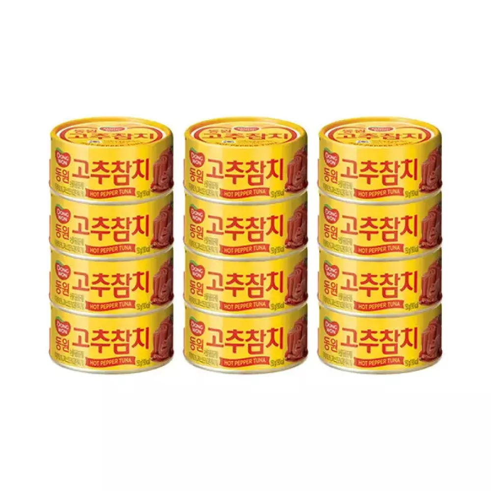 동원 고추참치 150g, 4입, 3개 (총 12개)