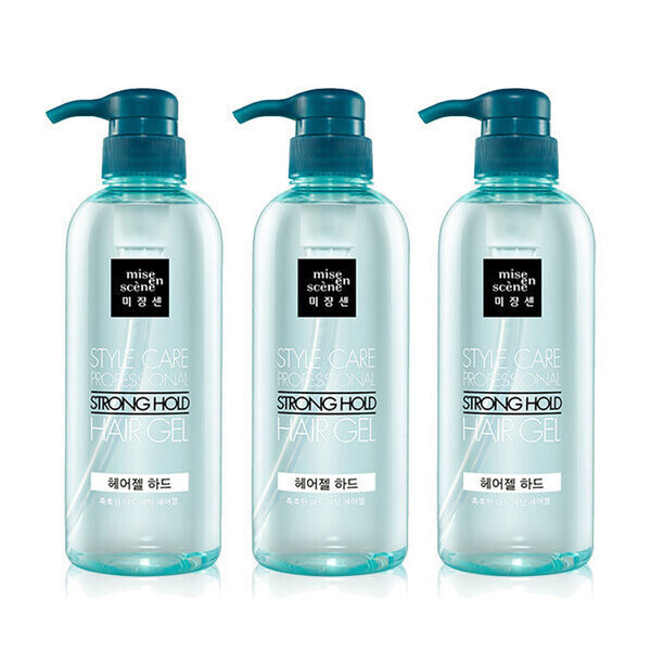 (5% 결제할인) 미쟝센 스타일 스트롱 헤어젤 (하드)500ml 3개
