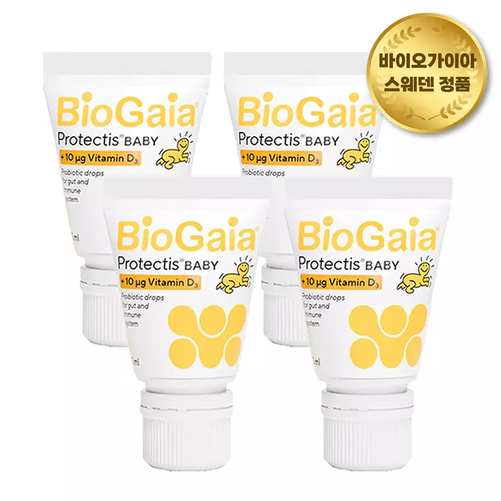 바이오가이아 유산균 비타민D 이지드롭 튜브형 10ml 4개 (유통기한 27년 10월)