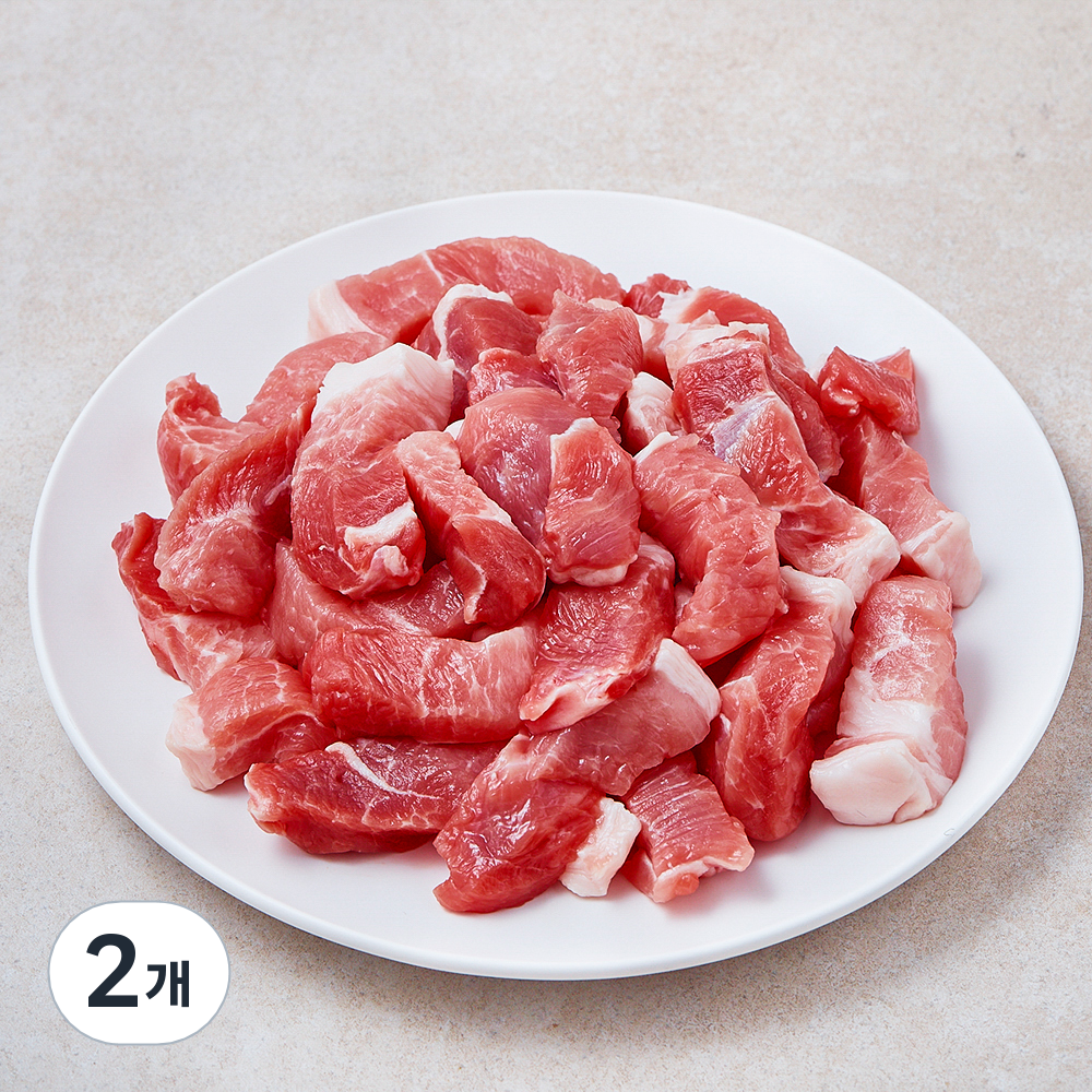 곰곰 무항생제 앞다리살 찌개용 (냉장)