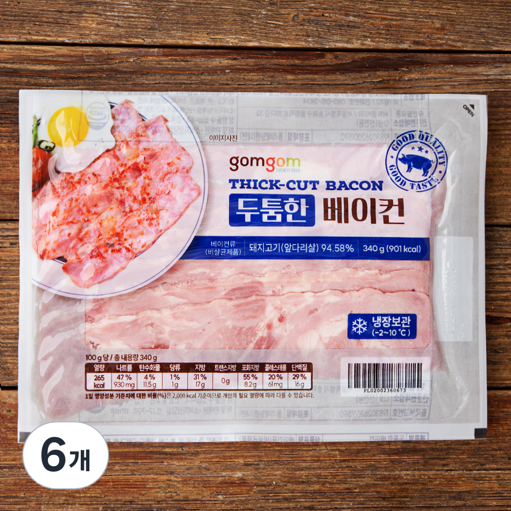 [로켓프레시] 곰곰 두툼한 베이컨