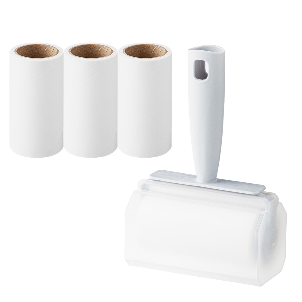 코멧 T자형 사선컷팅 테이프 클리너 핸들 + 거치대 + 리필 4개 (10cm x 8m)