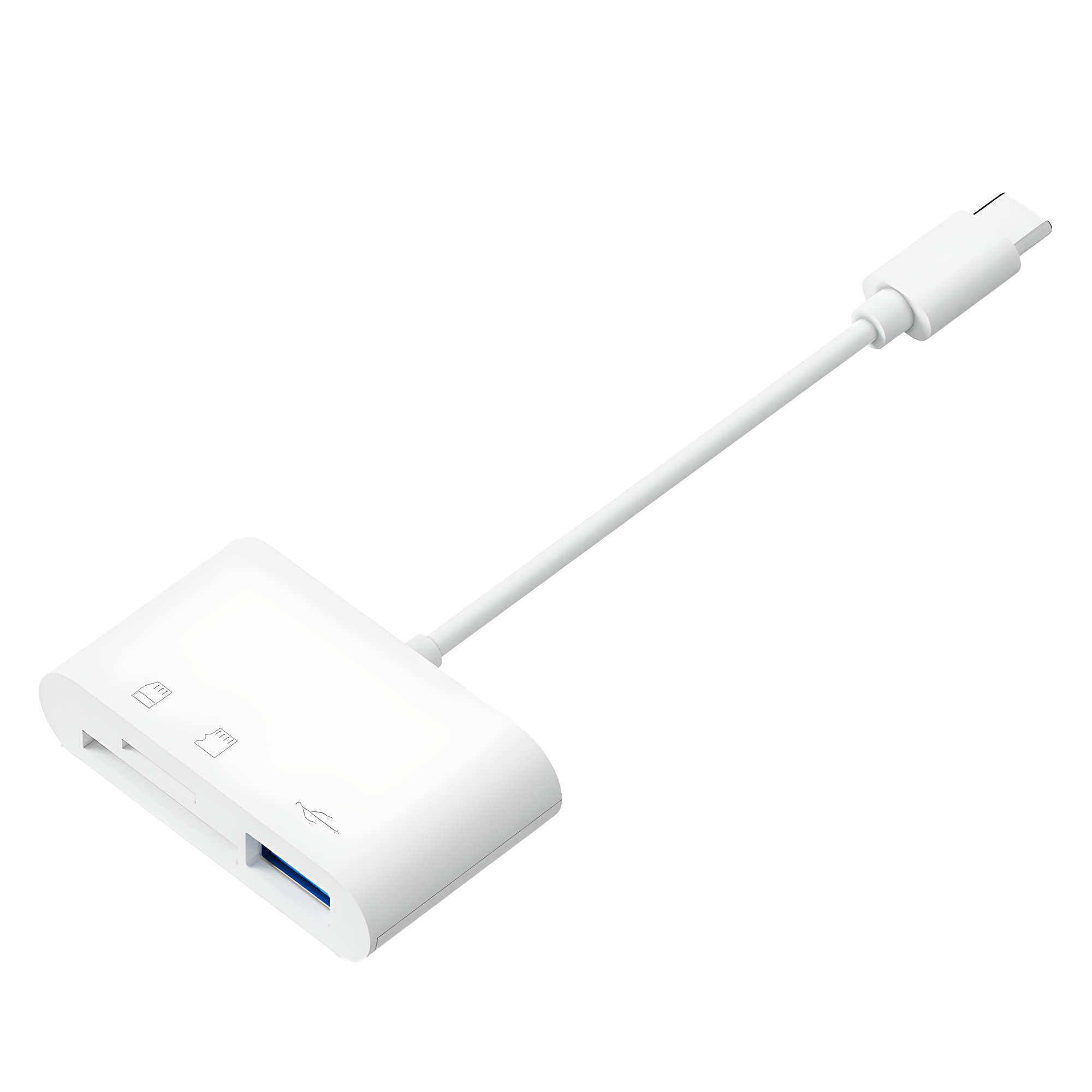 아이엠듀 C타입 3 in 1 USB TF SD카드 리더기