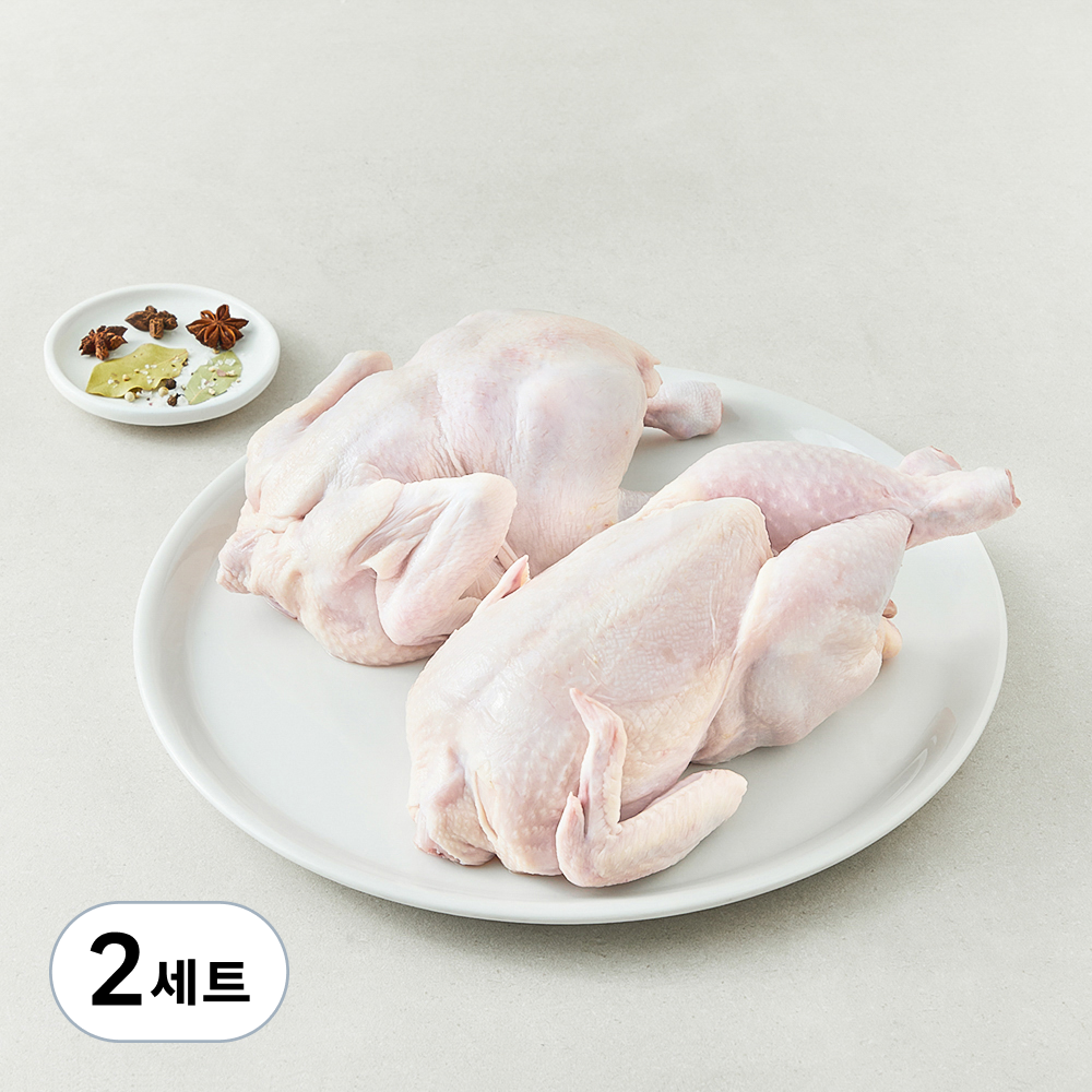 곰곰 1등급 생닭 두마리 (냉장)