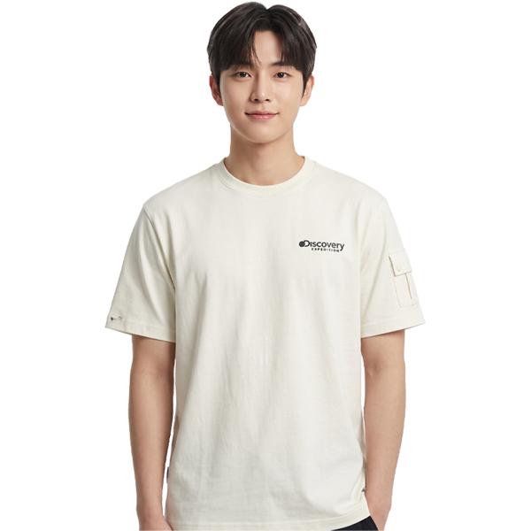 남성 아웃도어 포켓 반팔 DXTR75043-IVS
