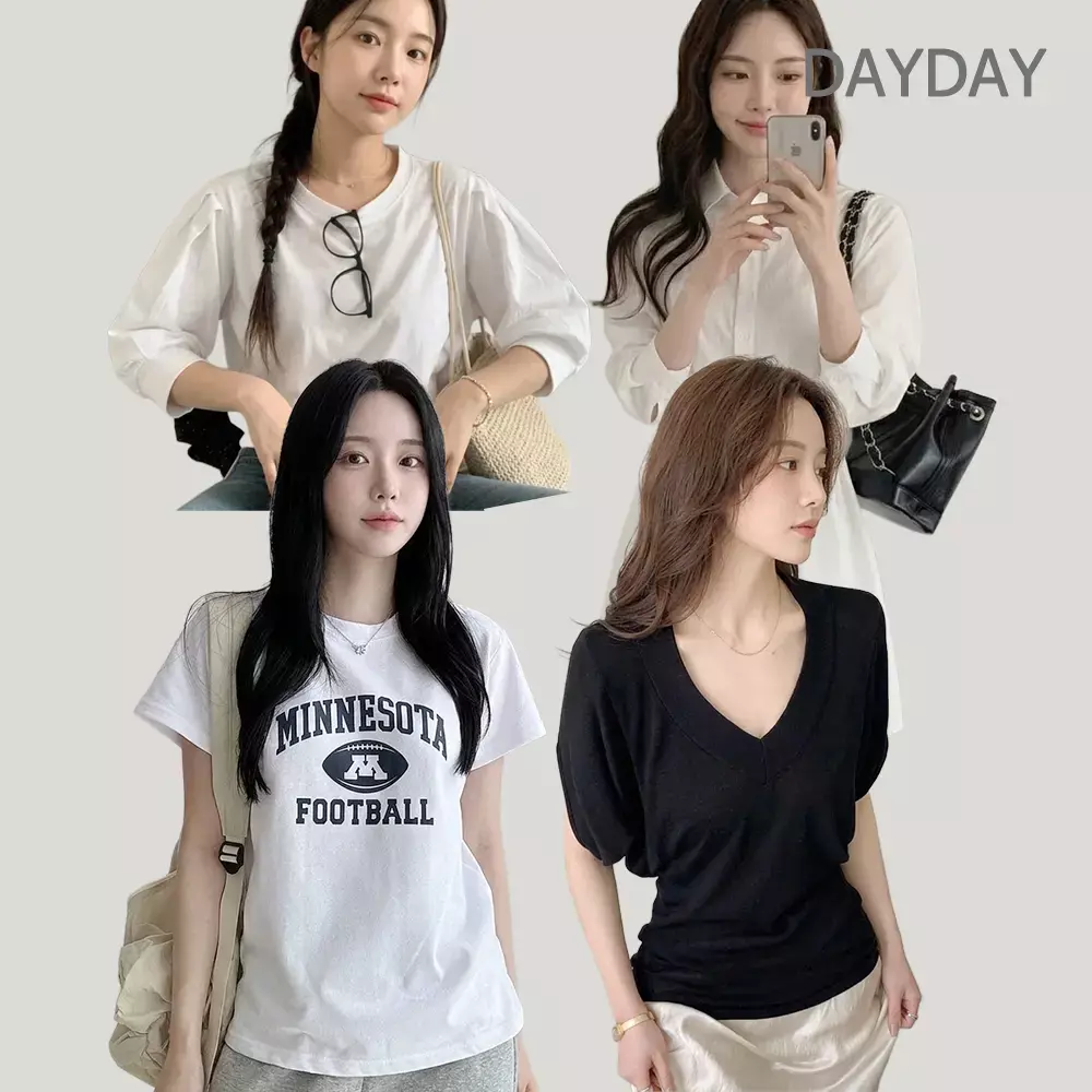 [데이데이]여름 베스트 신상! 75%+ 자체제작/원피스/청바지/티셔츠/블라우스/반바지