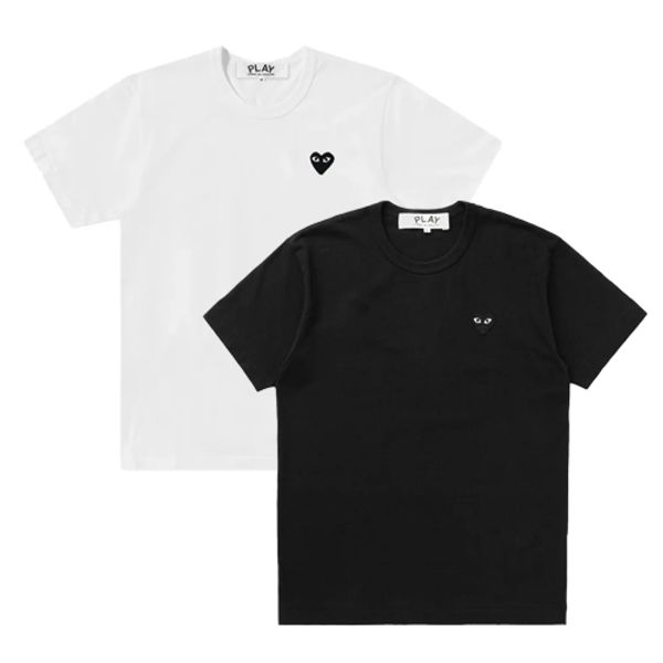 블랙&레드 와펜 반팔티셔츠 (2 COLOR)