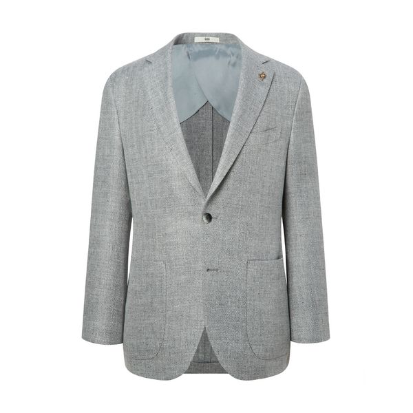 그레이 [ZEGNA] 울실크린넨 헤링본 자켓 DMJA4BO73G2