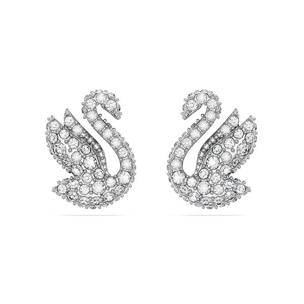 [본사정품] Iconic Swan 로듐 스터드 귀걸이 XXS 5647873
