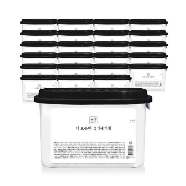 더 보송한 제습제 525ml x 24개 습기제거제 (제습기보다 강력한 뽀송뽀송 제습제)