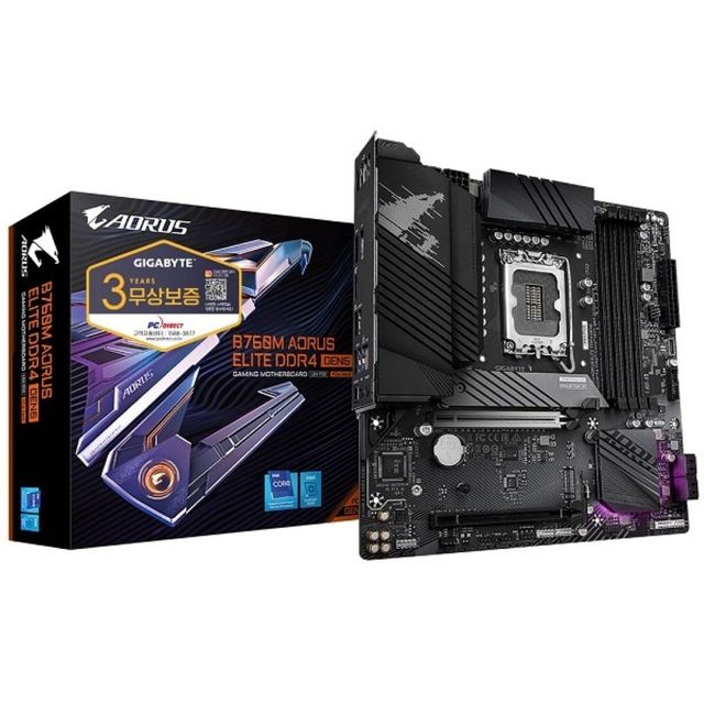 GIGABYTE B760M AORUS ELITE DDR4 GEN5 피씨디렉트