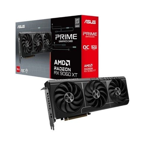 ASUS PRIME 라데온 RX 9060 XT OC D6 16GB 대원씨티에스, ASUS PRIME 라데온 RX 9060 XT OC D : 롯데ON