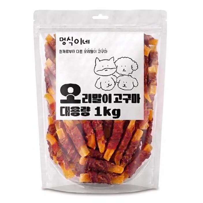 멍식이네 맛있개먹개 대용량 강아지 간식껌
