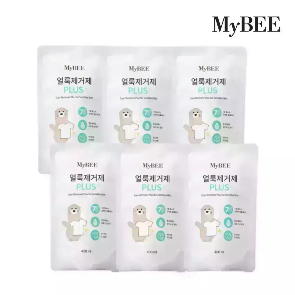 마이비 얼룩제거제 플러스 리필 400ml 6개