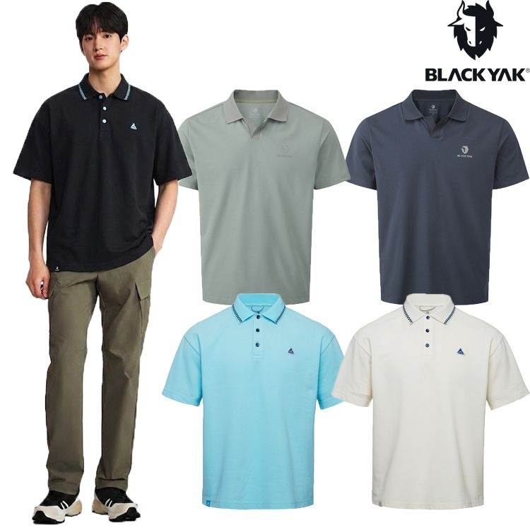 [블랙야크][정상가:99,000원]기능성 남성 카라티 2종 3BYKTMU002 : 롯데ON