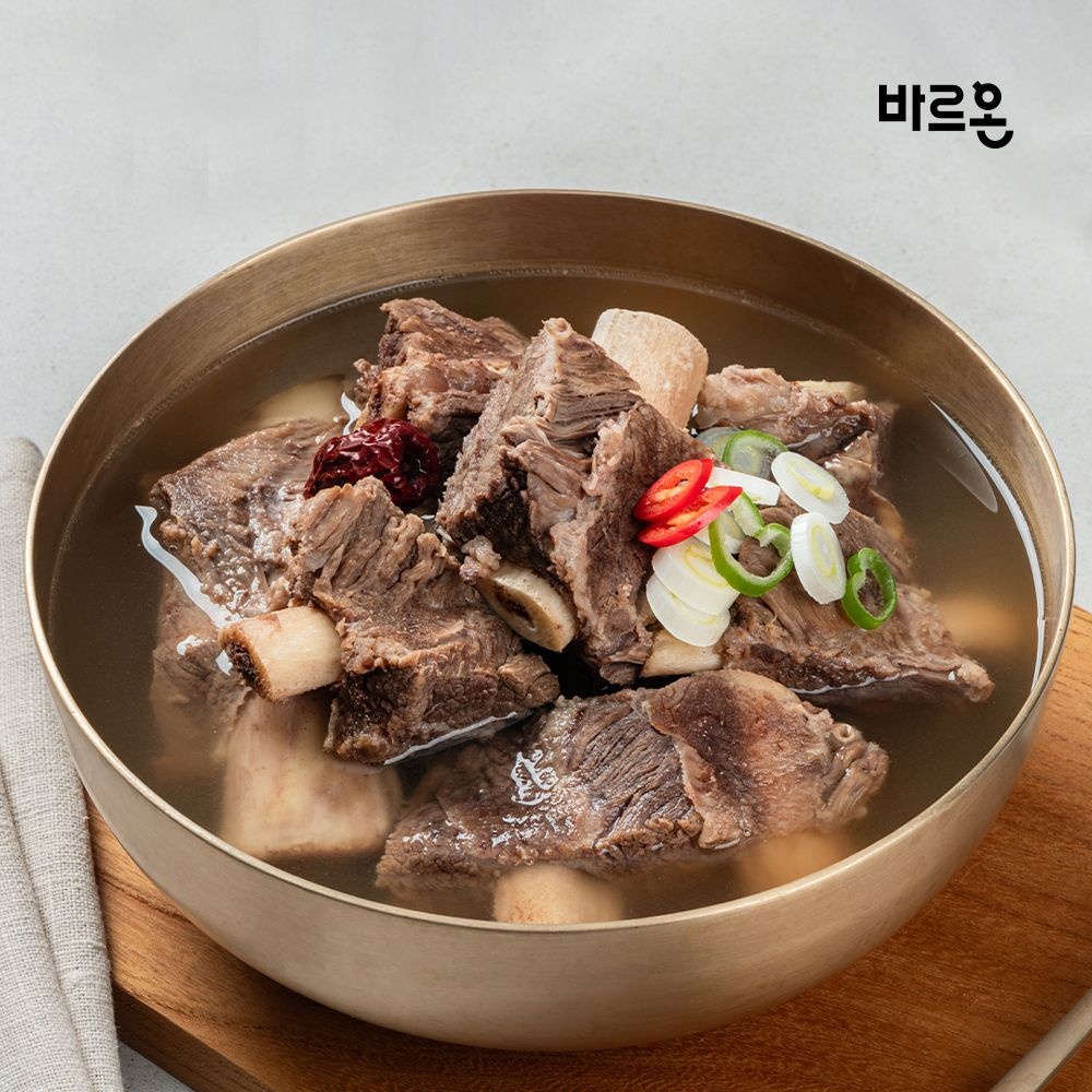 [곱창파는 청년들]바르온 갈비탕 600g x 5팩 : 롯데ON