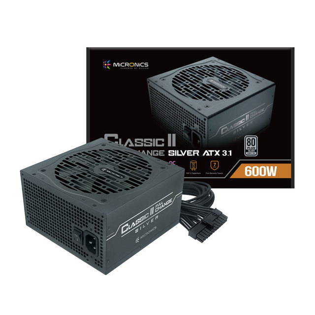 (공식 총판) 마이크로닉스 Classic II 풀체인지 600W 80PLUS 실버 ATX3.1 파워