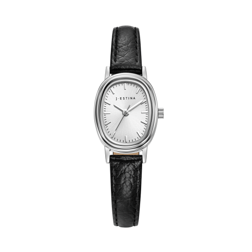 AMICO MIA 가죽 시계 - 화이트 (JWM1LE6BF601WHBK0)