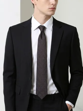 네이비 체인 넥타이 DMNE3F016N2