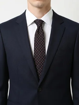 브라운 조직 넥타이 DMNE3F003W2