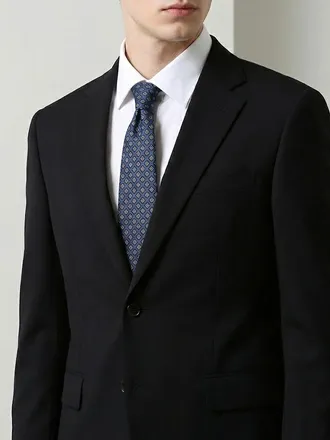 블루 스퀘어 넥타이 DMNE3F010B1